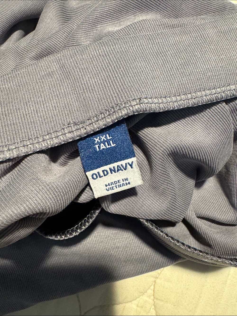 Old Navy Light Gray Ribbed XXL Tall Ruched Maxi Skirt